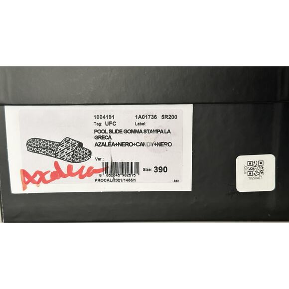 NIB Versace Women's Greca Signature Slides Sandals 9 US (39 Eu) 1004191 Italy - Picture 14 of 14